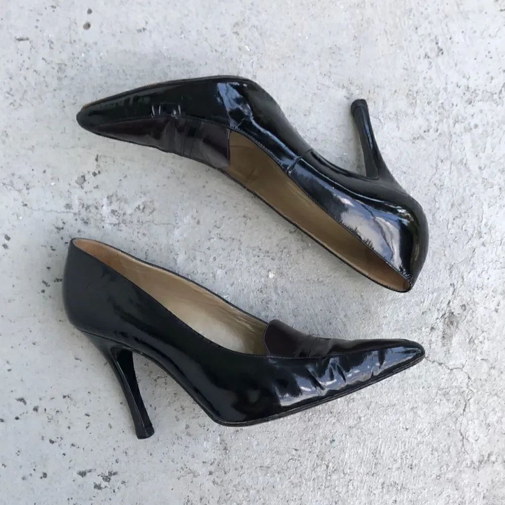 Vintage Gianni Versace’s patent leather heels
